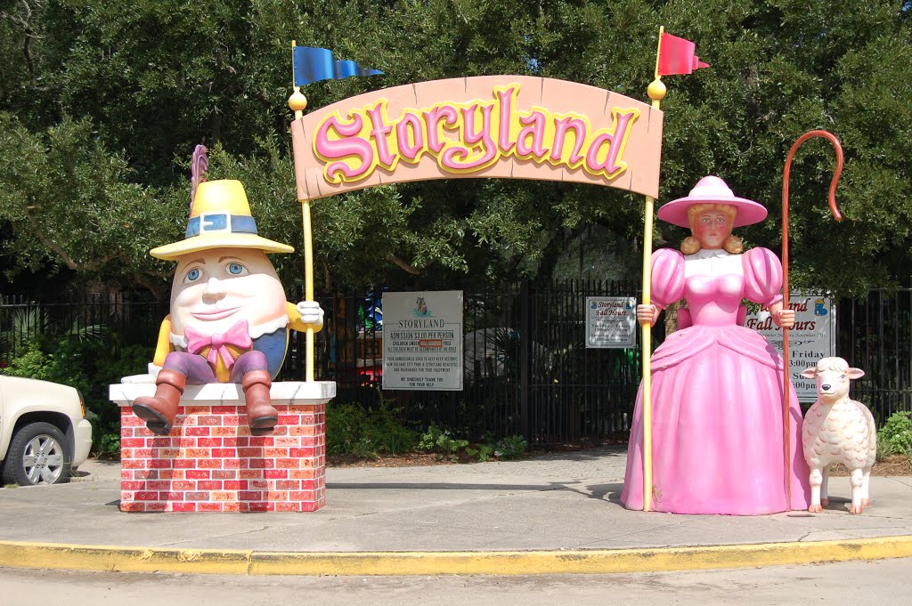 Story Land Park Entrance - New Orleans, LA by Paul moline