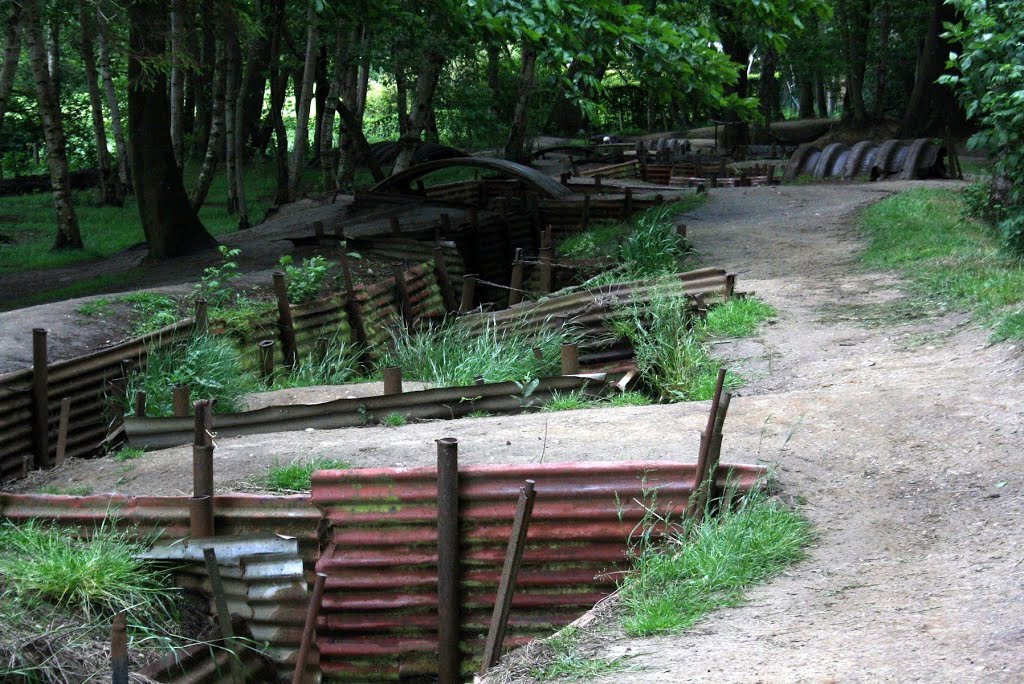 *Vestiges 1914-1918 - Sanctuary Wood: loopgraaf by Hans Briaire