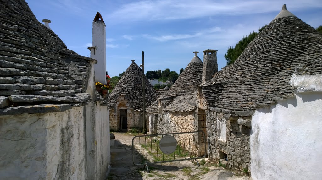 Trulli in and around Via Giuseppe Verdi, Alberobello (Bari), Apulia, Italy. by Hans R. van der Woud…