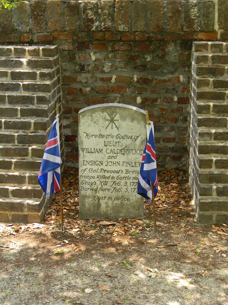 British Revolutionary War Soldiers Grave At St. Helena's Episcopal Church by Michael Miller