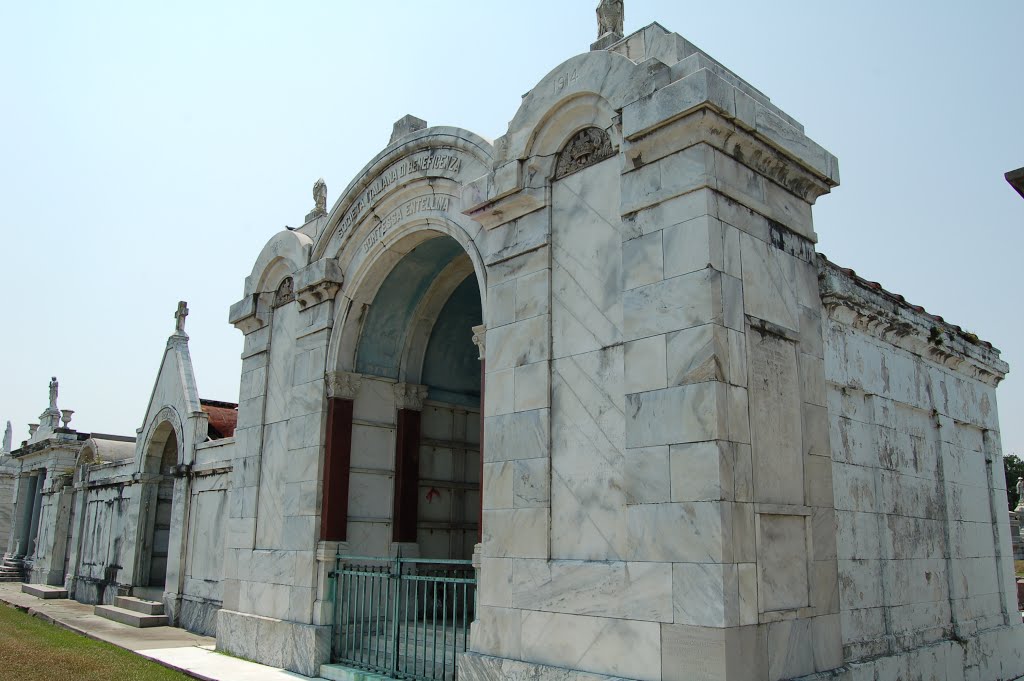 Large Tomb 2 - Metairie Cemetery - New Orleans, LA by Paul moline