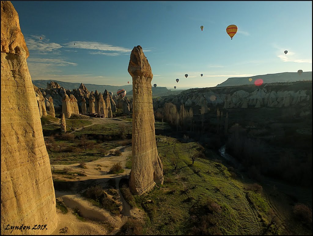 Ballooning Over Goreme, Turkey by Lyndon Hookham