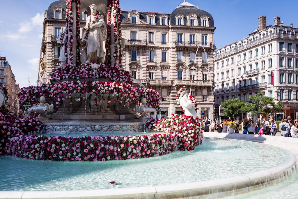 Fête Des Roses - La Fontaine des Jacobins by Marc LECOCQ