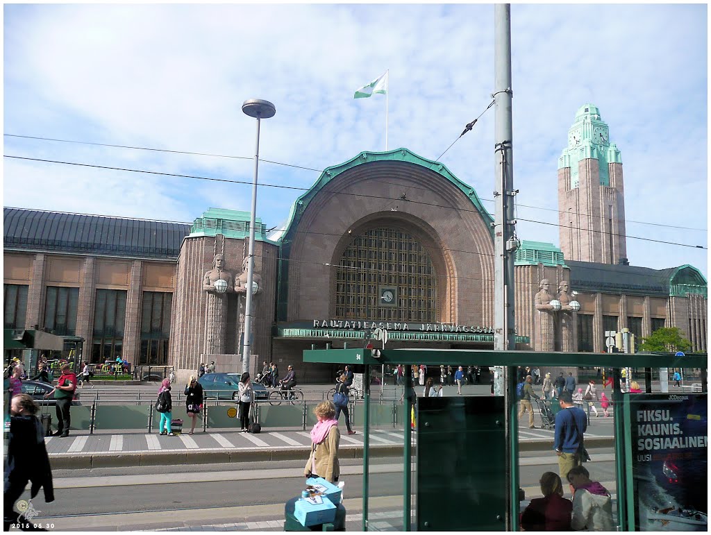 Helsinkia - estação ferroviária central - Finlândia.τ®√ℓΞΛج by Jo Ze Cabasso