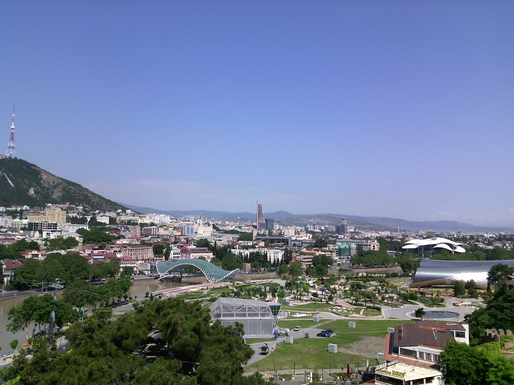 TBILISI. VIEW FROM "KOPALA" HOTEL by HARRY_ANNA