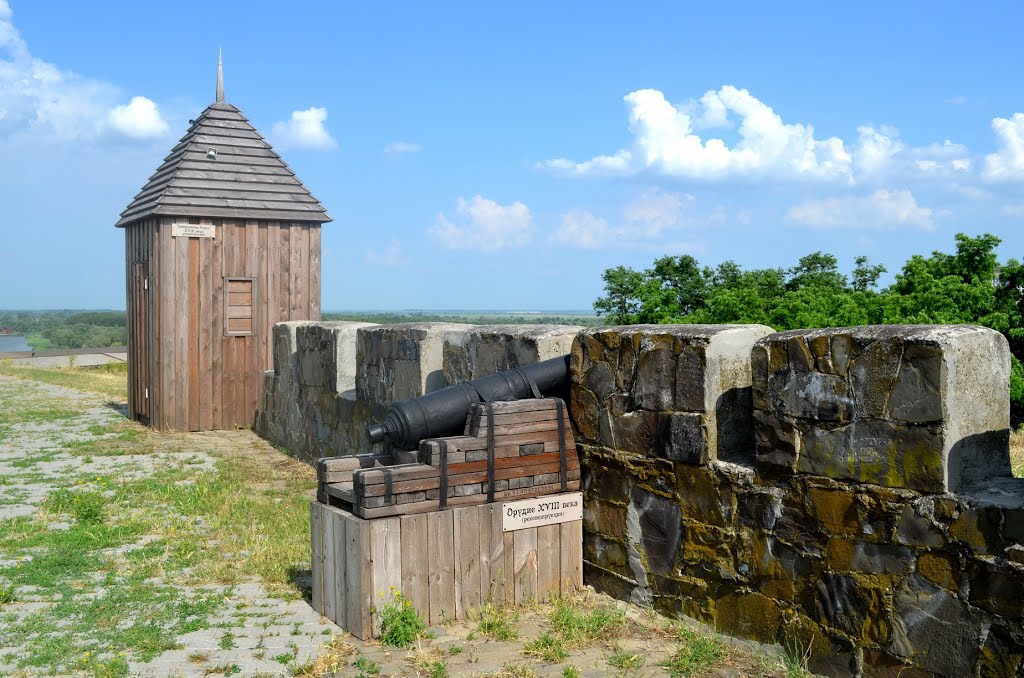 Азов. Стена крепостного вала. Azov. Wall rampart. by Anatoly Karpika