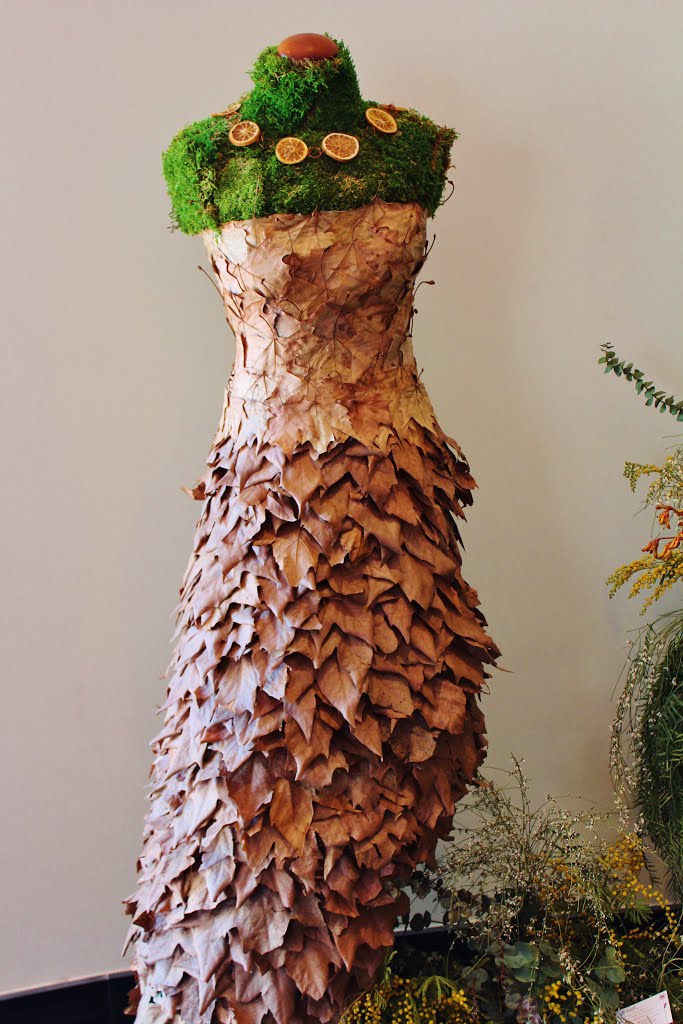 Mother Nature Dress on display at the Westin Palace Craft Show in Madrid, Spain. by Red Meadows