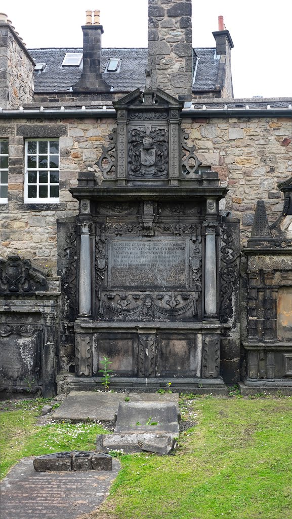 Where David Octavius Hill Was Photographed Sketching by Joe Son of the Rock