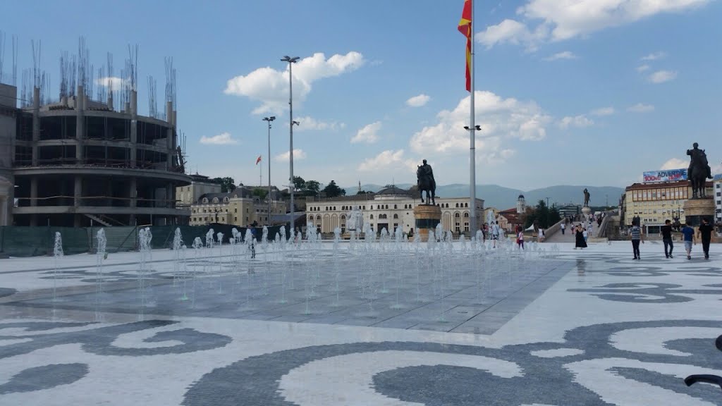 First day of the new fountain by Ana Q