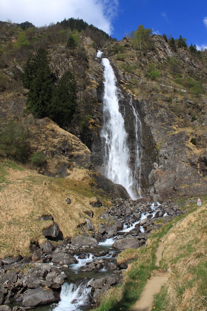 Partschinser Wasserfall by Uwe Häntsch