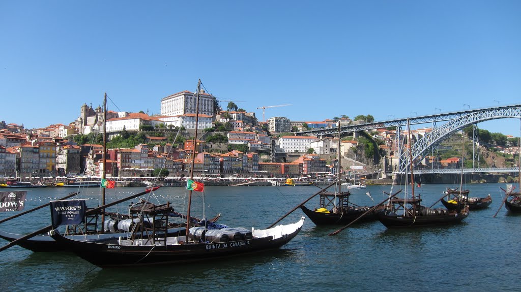 Rio Douro e Barcos Rabelo by Carlos Cunha