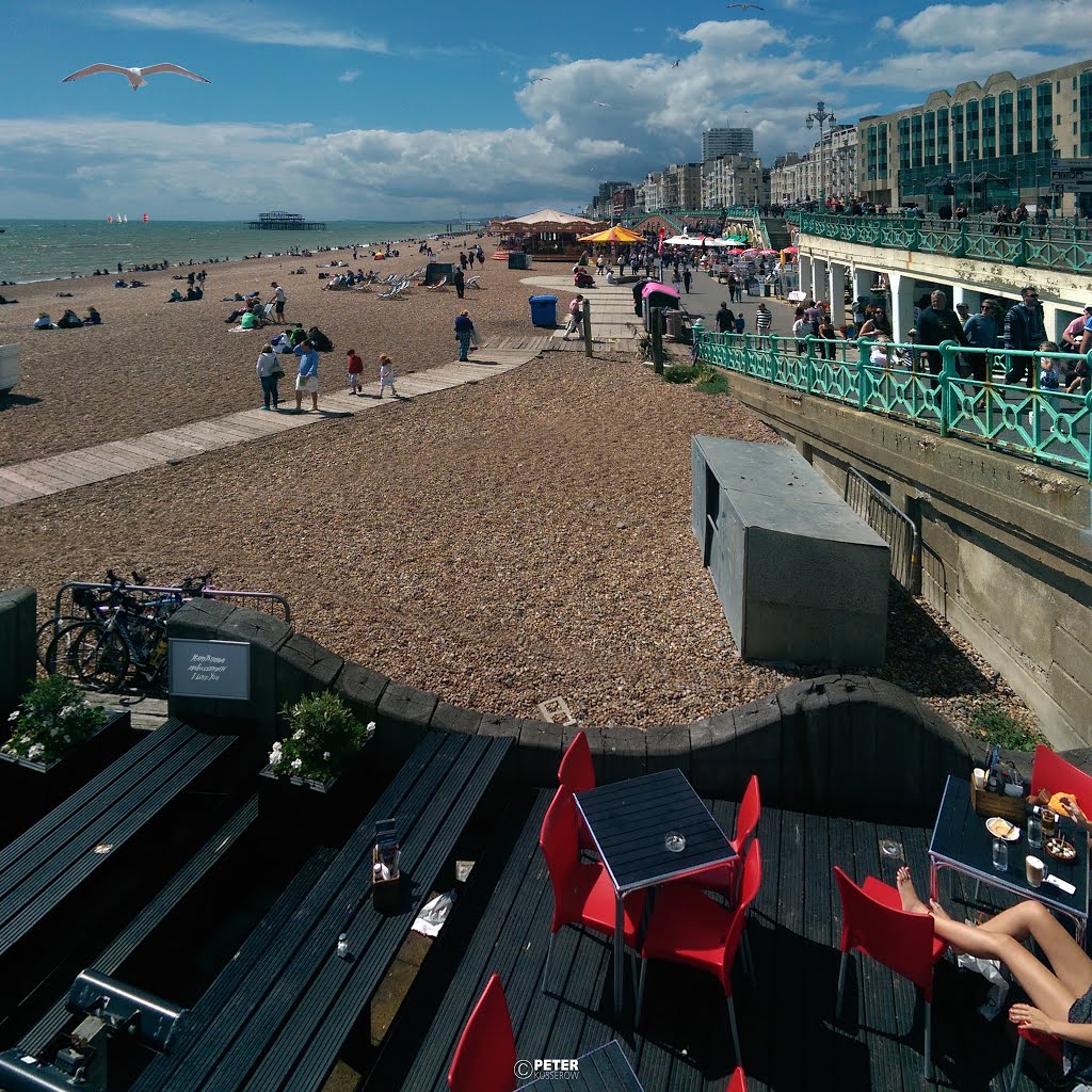 Brighton`West Pier´ (stitched) - © 06.07.2014 by P Kusserow