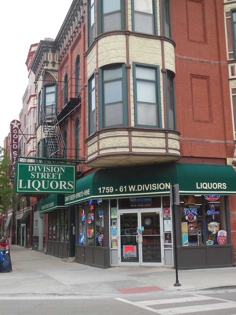 Division Street Liquors by Wayne Allen Sallee