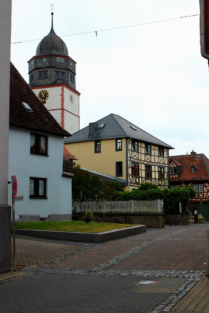 KE - Kirchturm und Pfarrgemeindehaus by Karl Eggenmüller