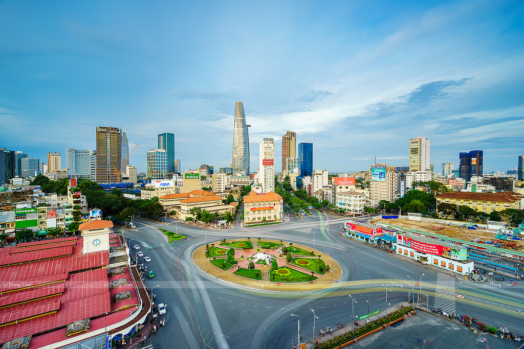 Bến Thành, Quận 1, Hồ Chí Minh, Vietnam by Saigon Panorama/Skyl…