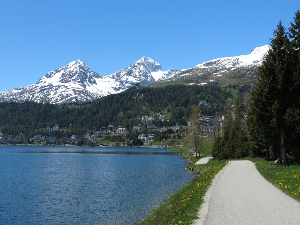 St. Moritz mit See by Norbert Hähle (norma…