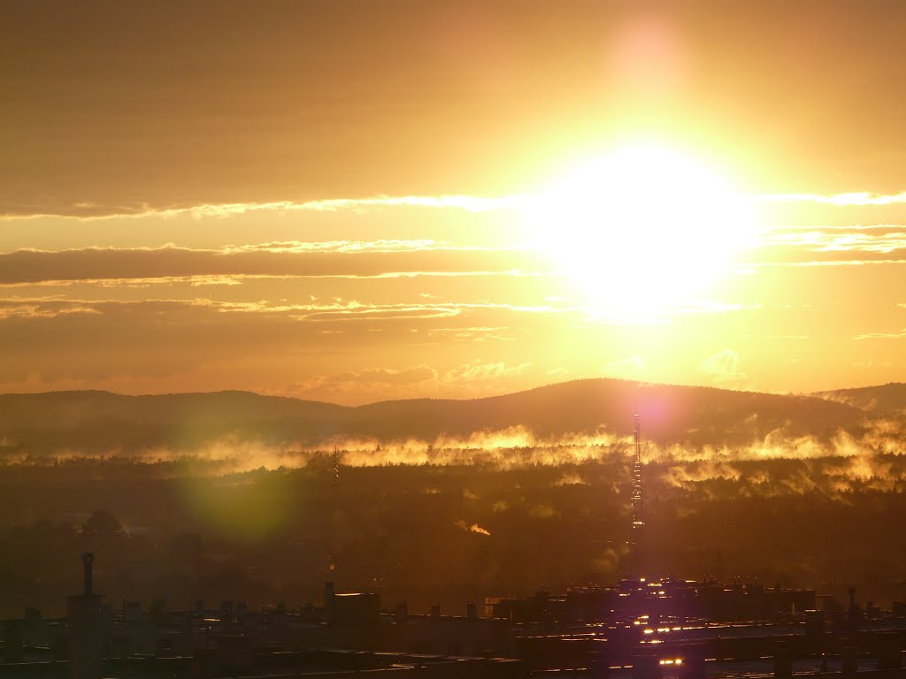 Kielce the first summer 2015 sunset view from Stok 1 by derecki83