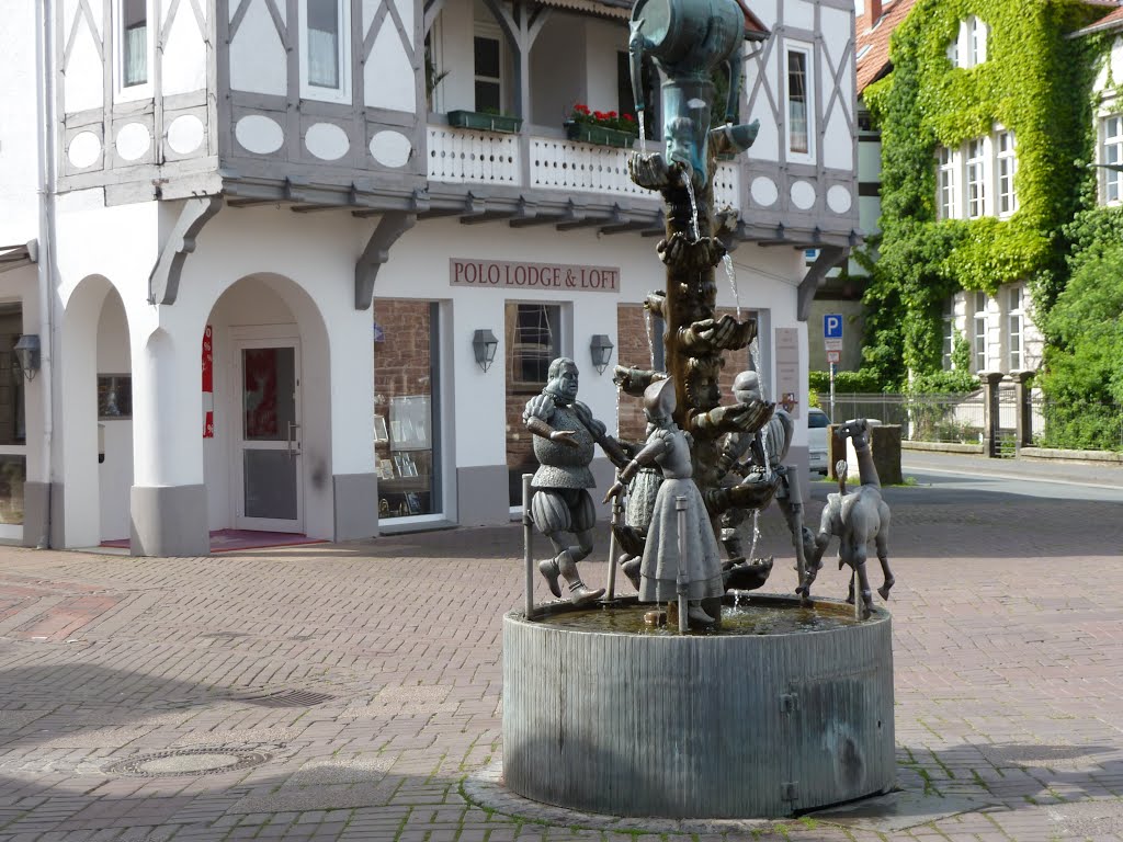 Lemgo...ostentor..kanzler-brunnen by f.h ehrenberger germ…