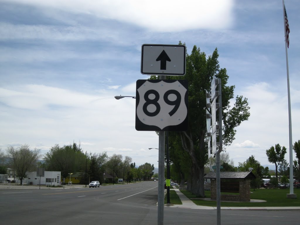 US-89 at UT-28's South End in Gunnison by Rover_0