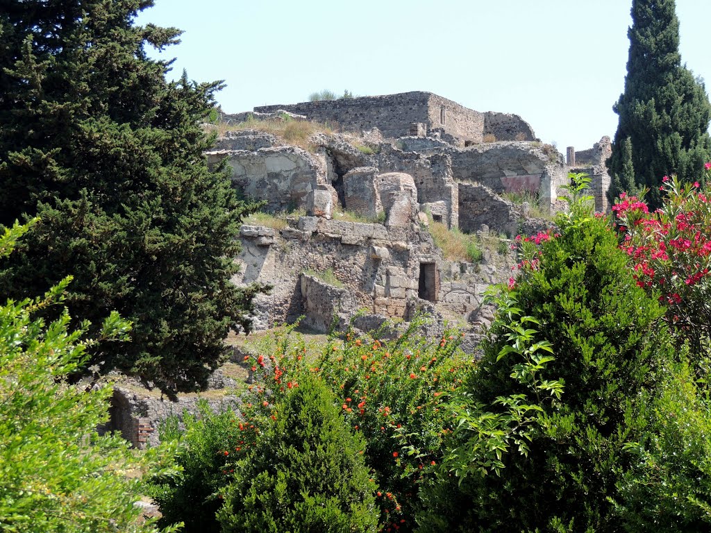 Naples, ruines de Pompéi. by Jean THIERS