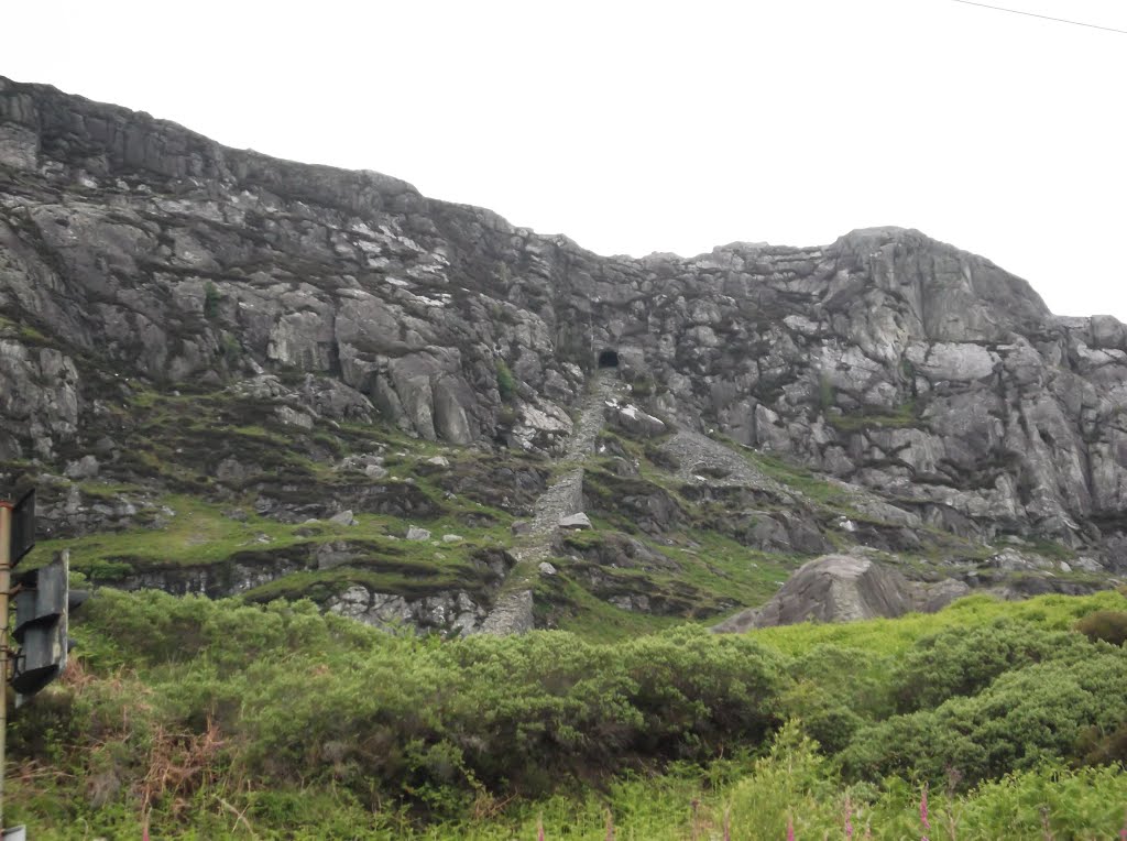 Incline up The Moelwynion by nik eastwood