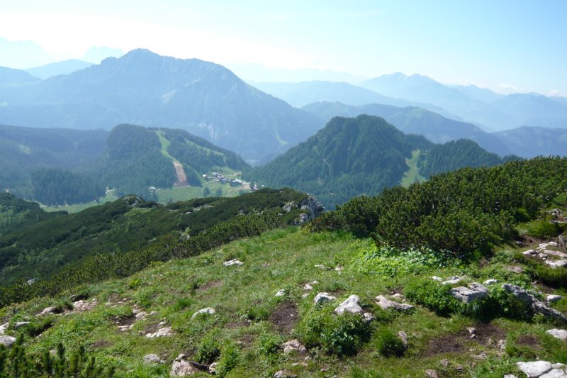 Wurtzeralm from the top of Rote Wand by Kasper Barkan Staal