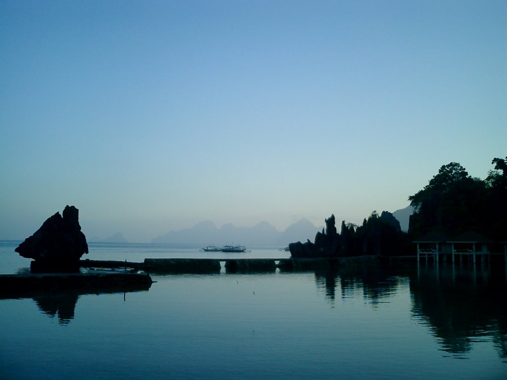 Rock at Lagen Island by arnel d