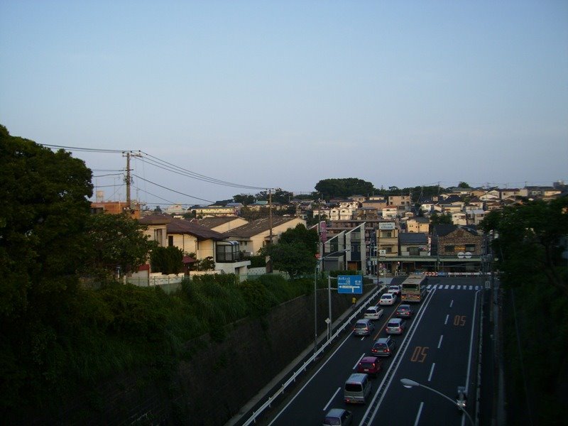 Yokohama 打越橋から見た山元町 by bellsky