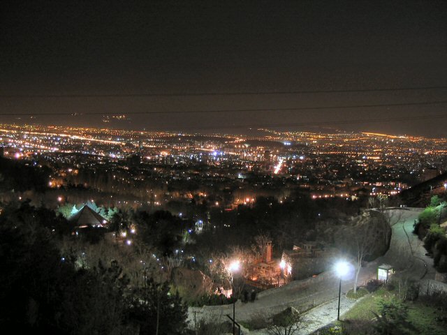 Tehran Night View from Jamshidieh by farrokhi