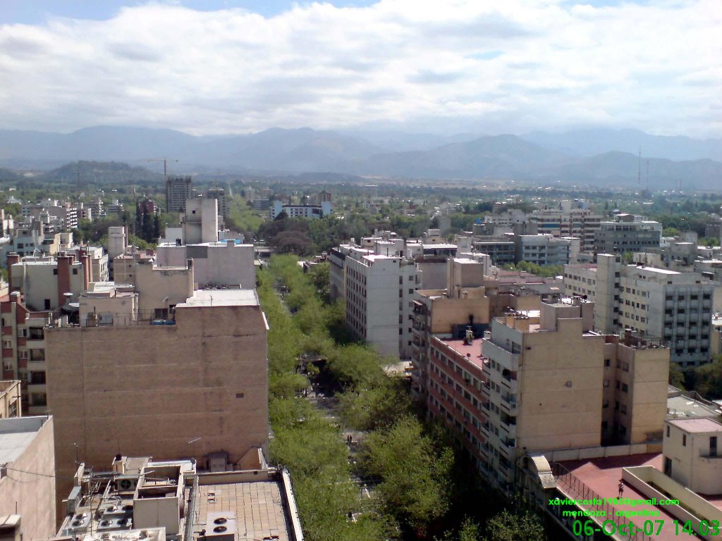 Panorámica desde Edificio Gómez (hacia el oeste) by xavier_costa_mendoza