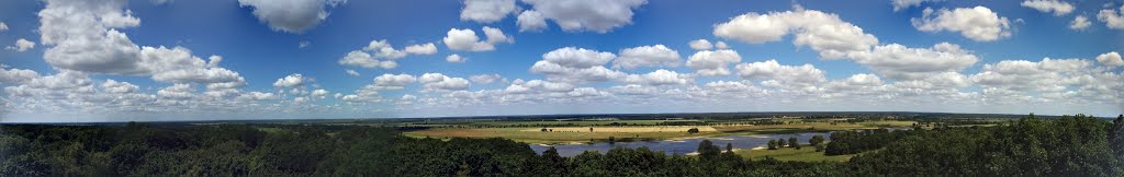 Blick vom Aussichtsturm Höhbeck by Ein Google-Nutzer