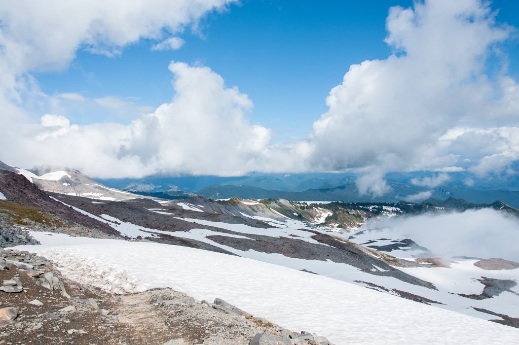 Hiking a volcano by elly ball