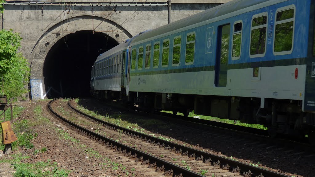 Vyústění tunelu pod Bulovkou v Holešovicích by Jiří Bernard