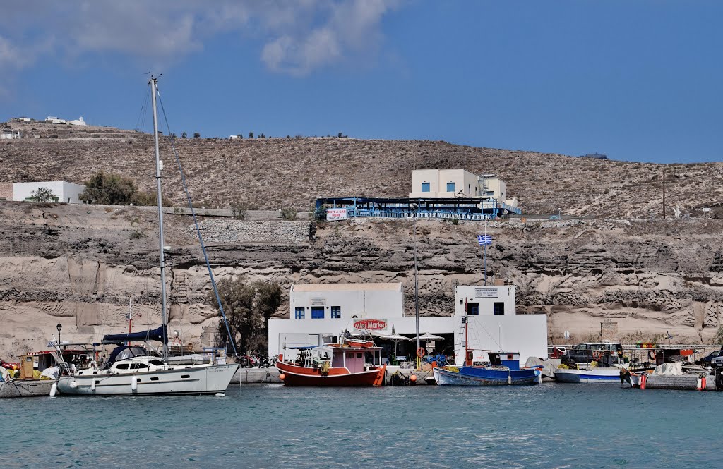 By zerkos, Greece, Santorini Island, Vlihada port by Zer kos