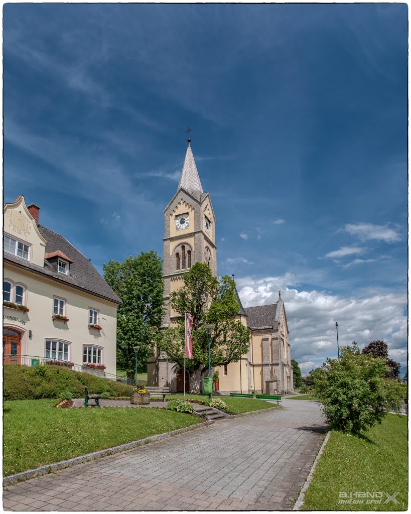 Ev. Pfarrkirche von Ramsau by axking77