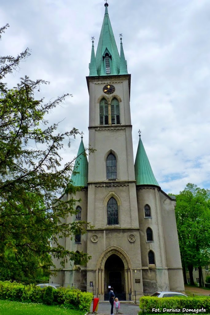 Bielsko-Biała. Ewangelicko-augsburski kościół Zbawiciela. by Dariusz Domagała