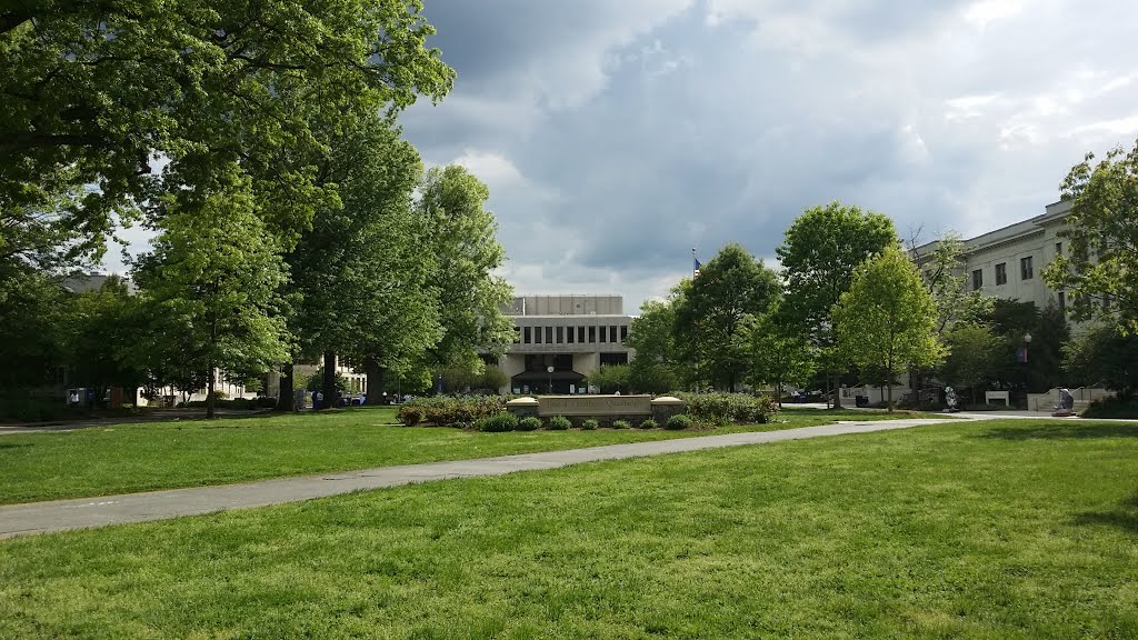 Jack and Dorothy Bender Library, American University by Matthew Matyjek