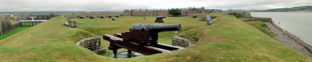 Over view of Fort George from battlements by donaldw