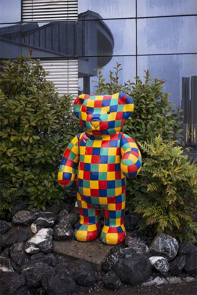 Checked Teddy Bear by Eryk Klapton Gonsien…