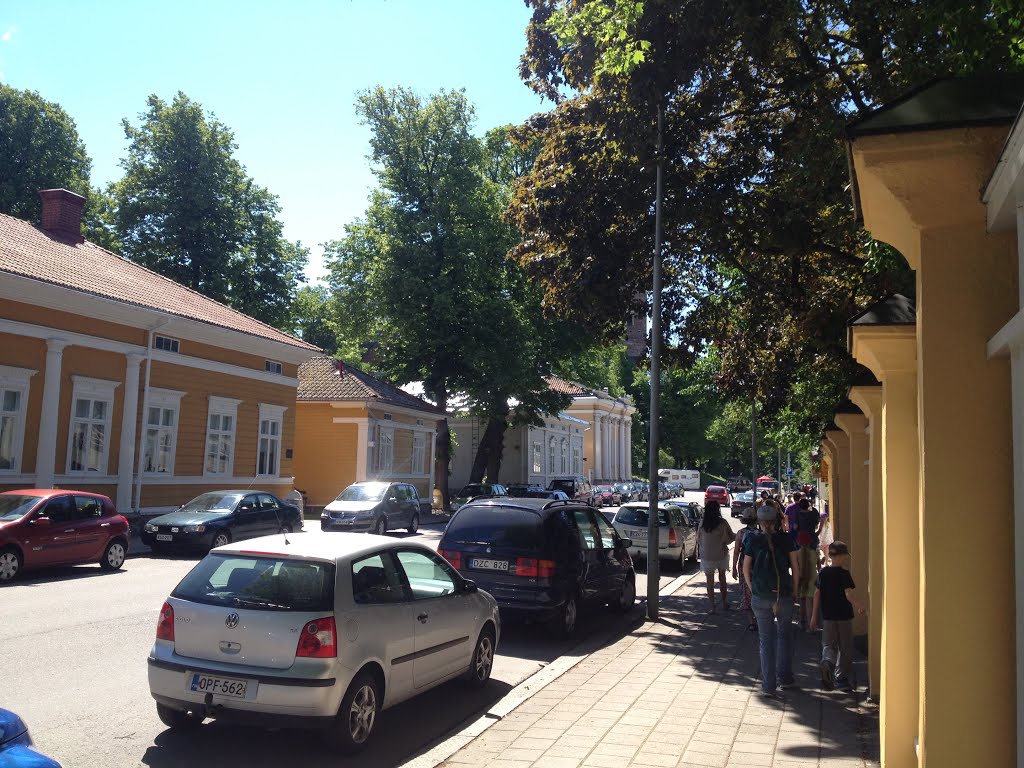 Museums and buildings by Piispankatu, Turku by Ascenery