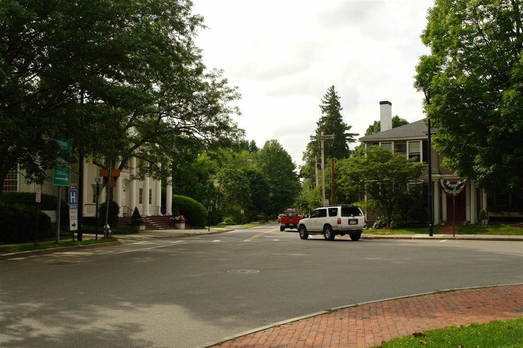 Looking down Lowell Road - Concord, MA by John M Sullivan