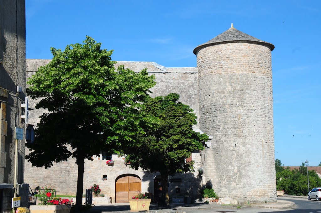 Fortifications at the army city La Cavalerie in the morningsun by Henk Monster