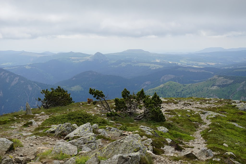 Aussicht vom Mont Mézenc by Clemens Gilles