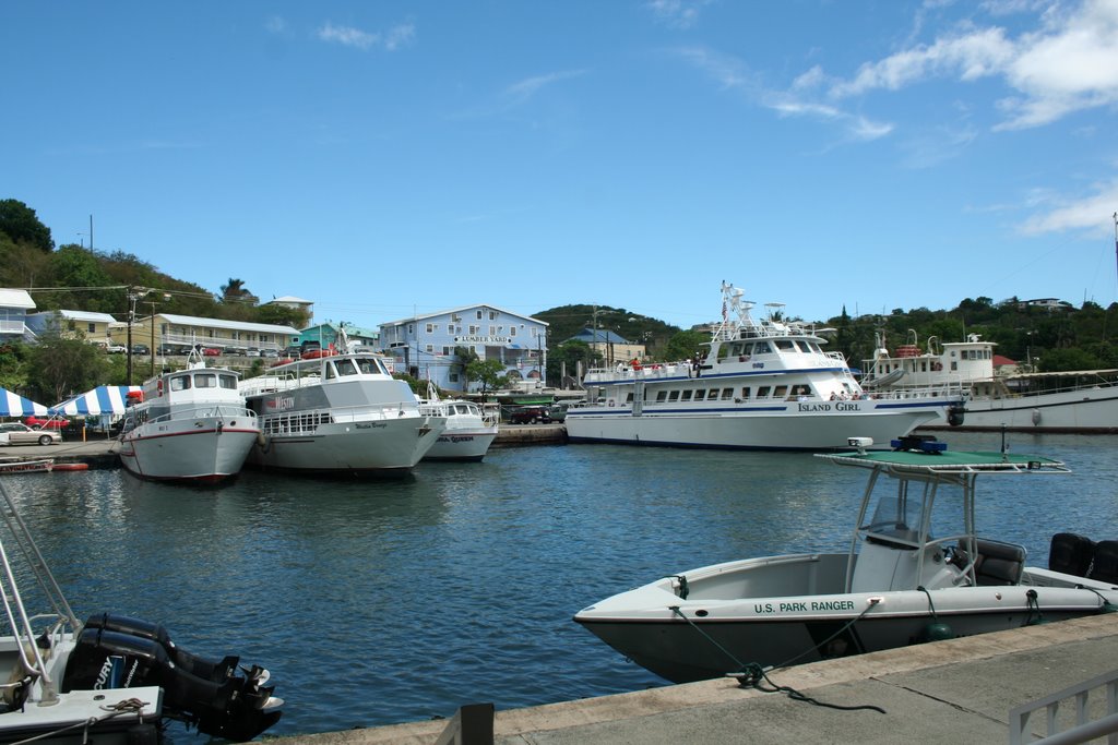 Dock at Saint John, U.S.V.I. by Scooter Ibcruisin