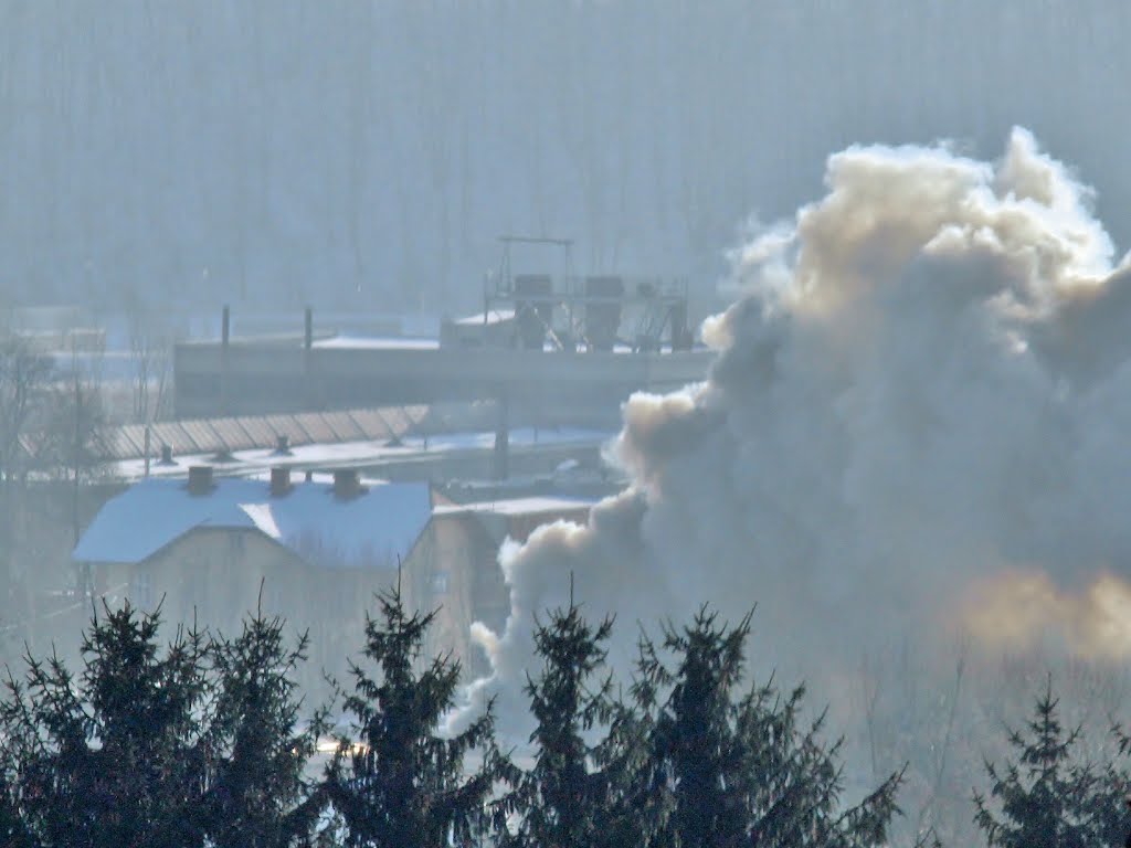 Biecz - sawmill fire /26 feb. 2010/ by wuhazet