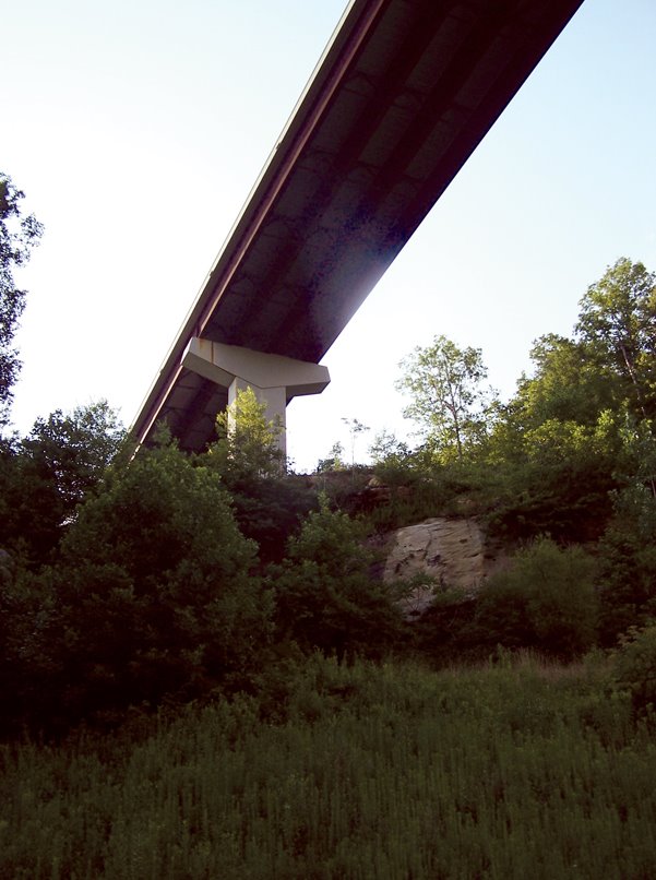 Highway 52 bridge over Clear Fork River by laytham