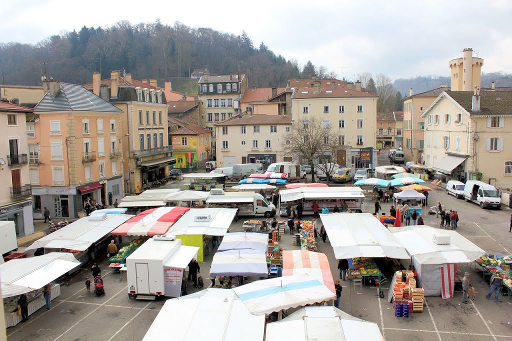 Bourgoin-Jallieu : Marché place Carnot by jean pierre Guinamar…