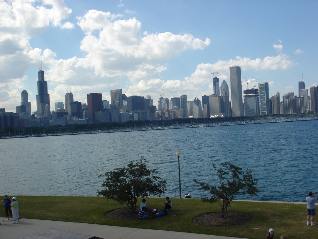 Chicago From Alder Planetarium by jasperlown