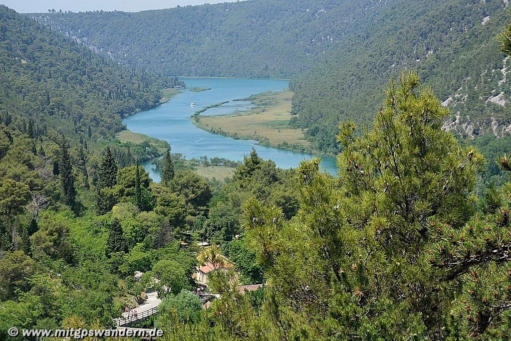 Rundwanderung Skradinski Buk - Krka Wasserfälle | National Park Krka | Kroatien 2015 by Wandern mit GPS und …