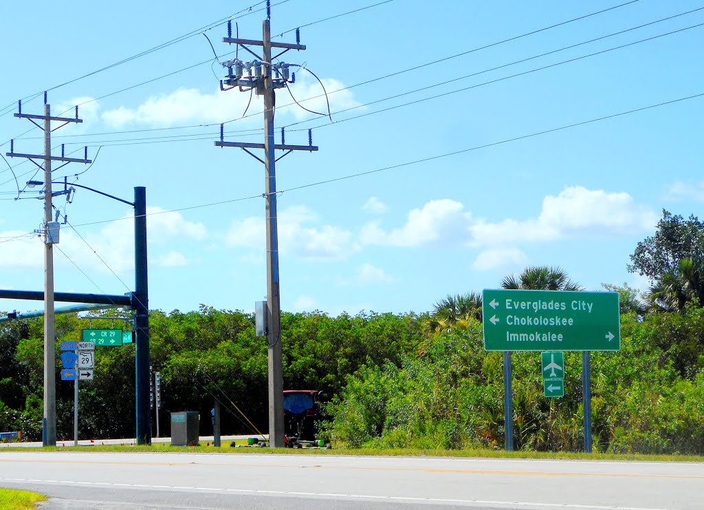 Tamiami Trail and State Rd 29, Ochopee, FL (2015) by Gary Rodriguez